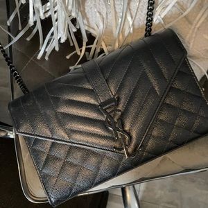 YSL Yves Saint Laurent MATELASSÉ black crossbody